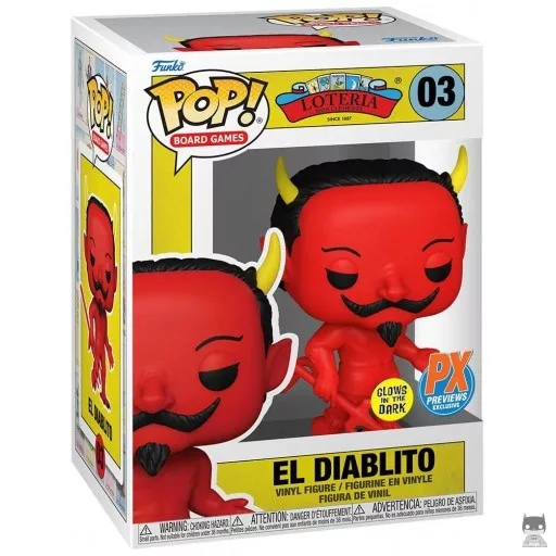 Figurine Funko POP Le Diablotin (Glow in the Dark) (Loteria)