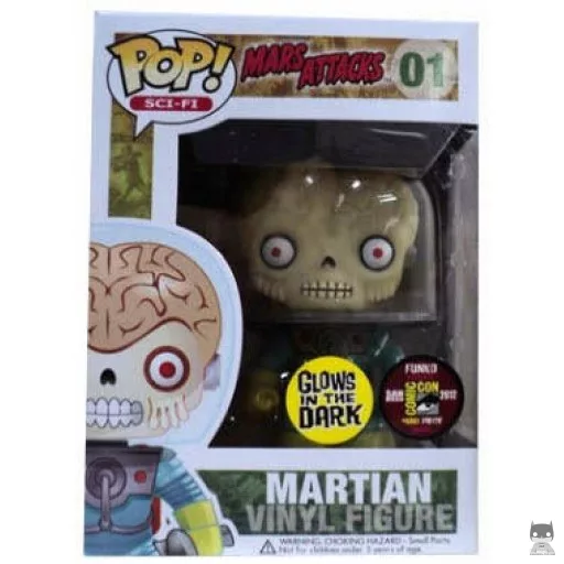 Figurine Funko POP Martien (Glow in the Dark) (Mars Attacks!)