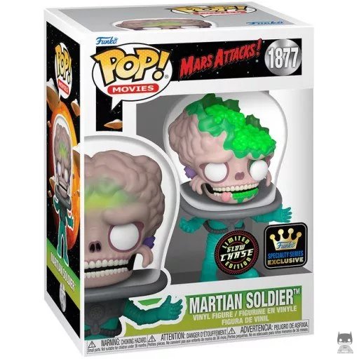 Figurine Funko POP Soldat Martien (Chase & Glow in the Dark) (Mars Attacks!)