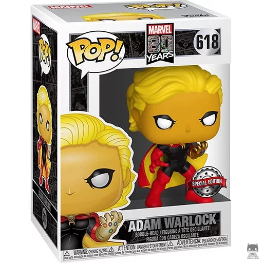 Figurine Funko POP Adam Warlock (Marvel 80 Ans)