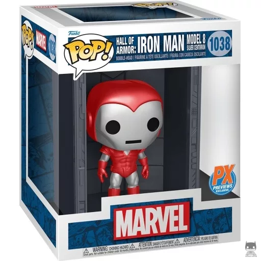 Figurine Funko POP Hall of Armor : Iron Man Model 8 Silver Centurion (Metallic) (Marvel Comics)