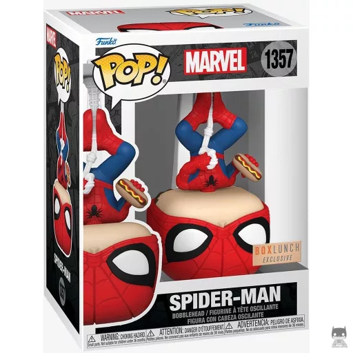 Figurine Funko POP Spider-Man avec hot-dog (Marvel Comics)