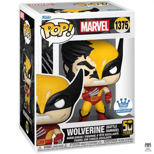 Figurine Funko POP Wolverine (Dégâts de combat) (Marvel Comics)