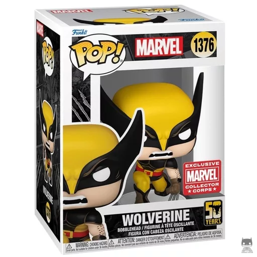 Figurine Funko POP Wolverine (50e anniversaire) (Marvel Comics)
