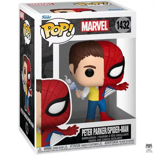 Figurine Funko POP Peter Parker / Spider-Man (Split) (Marvel Comics)