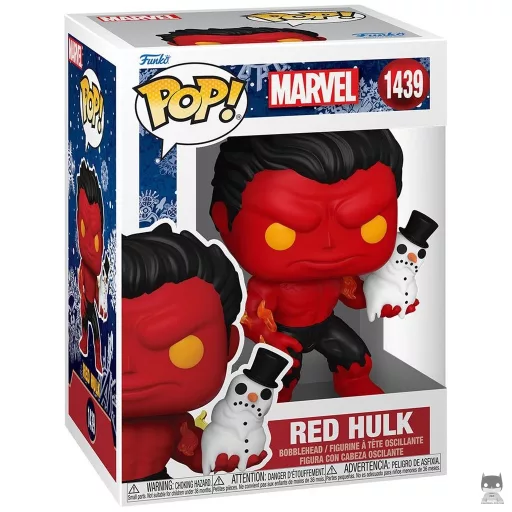 Figurine Funko POP Hulk Rouge (Noël) (Marvel Comics)