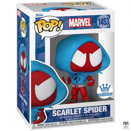 Figurine Funko POP Scarlet Spider avec capuche (Chasm (Ben Reilly))
