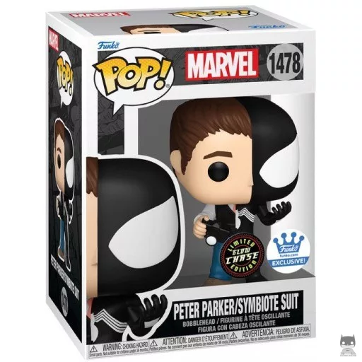 Figurine Funko POP Peter Parker / Costume Symbiote (Chase & Glow in the Dark) (Marvel Comics)
