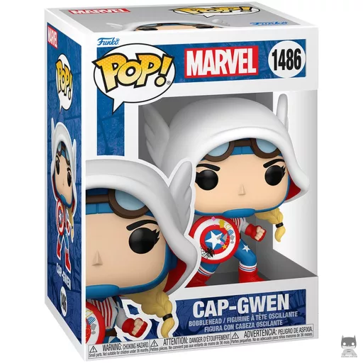 Figurine Funko POP Cap-Gwen (Spider-Gwen (Gwen Stacy))