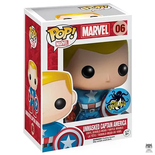 Figurine Funko POP Captain America (Sans Masque) (Pop! Vinyl)