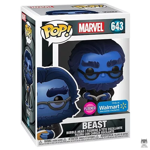 Figurine Funko POP Le Fauve (Flocked) (Marvel Comics)