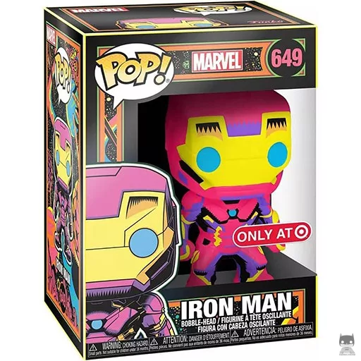 Figurine Funko POP Iron Man (Blacklight) (Marvel Comics)