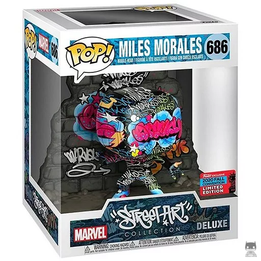 Figurine Funko POP Miles Morales Street Art (Supersized) (Marvel Comics)