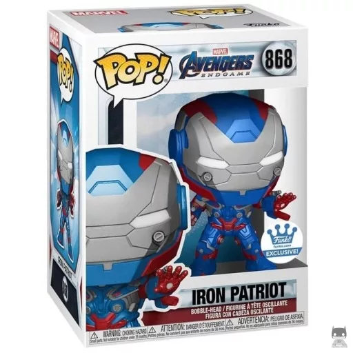 Figurine Funko POP Iron Patriot (Metallic) (Marvel Comics)
