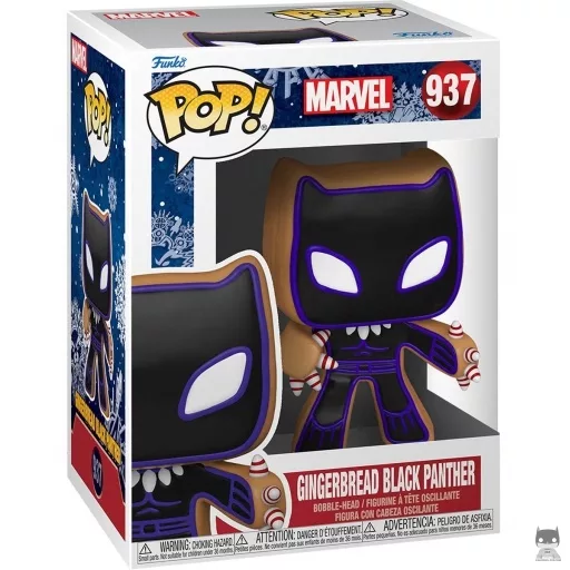 Figurine Funko POP Black Panther Pain d'Epices (Bobble head)