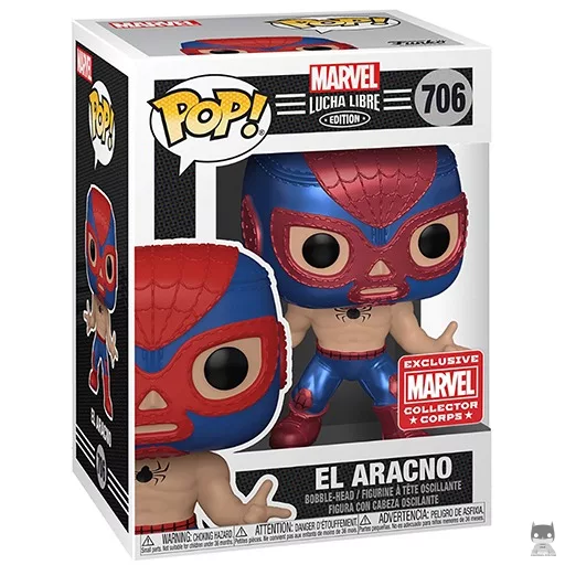 Figurine Funko POP El Aracno (Metallic) (Spider-Man (Peter Parker))