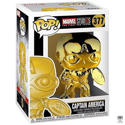 Figurine Funko POP Captain America (Or) (Pop! Vinyl)