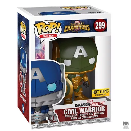 Figurine Funko POP Civil Warrior (Vert) (Marvel : Tournois des Champions)
