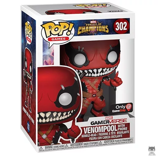 Figurine Funko POP Venompool (avec Téléphone) (Marvel : Tournois des Champions)