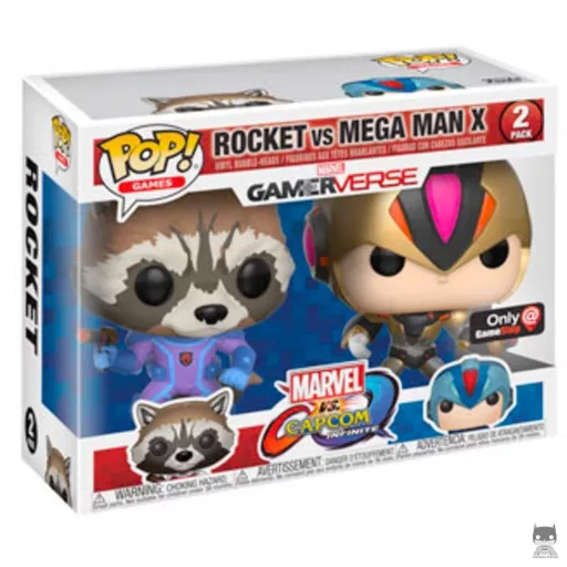 Figurine Funko POP Rocket vs Mega Man X (Marvel vs. Capcom)