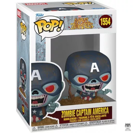 Figurine Funko POP Zombie Captain America (Marvel Zombies)