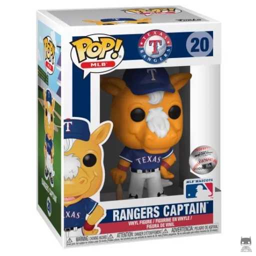 Figurine Funko POP Rangers Captain (Mascottes MLB)