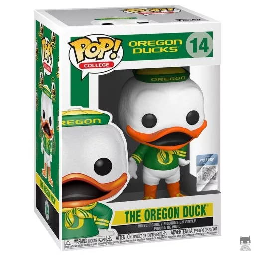 Figurine Funko POP The Oregon Duck (University of Oregon Athletics) (Mascottes Universitaires)