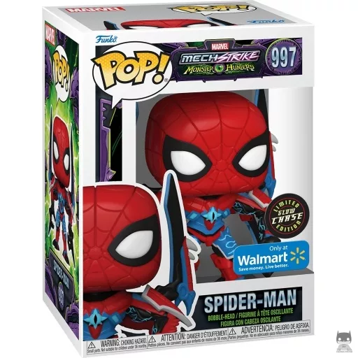Figurine Funko POP Spider-Man (Chase & Glow in the Dark) (Mech Strike Monster Hunters)