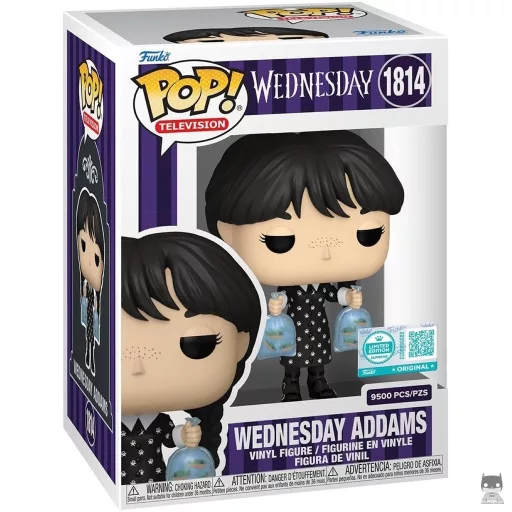 Figurine Funko POP Mercredi Addams (avec Piranha) (Mercredi)