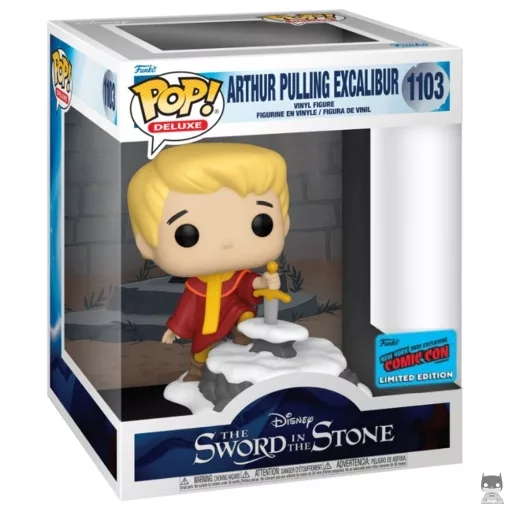 Figurine Funko POP Arthur tirant Excalibur (Merlin l'Enchanteur)