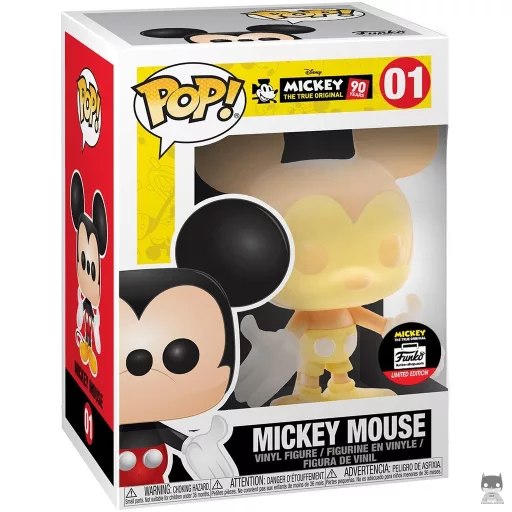 Figurine Funko POP Mickey Mouse (Pêche & Crème) (Mickey Mouse 90 Ans)