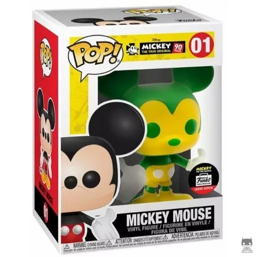 Figurine Funko POP Mickey Mouse (Vert & Jaune) (Pop! Vinyl)