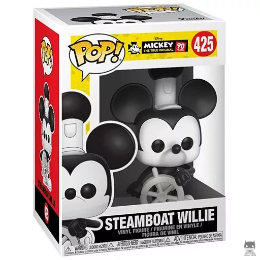 Figurine Funko POP Mickey Mouse Roue de Bateau (Black & White)