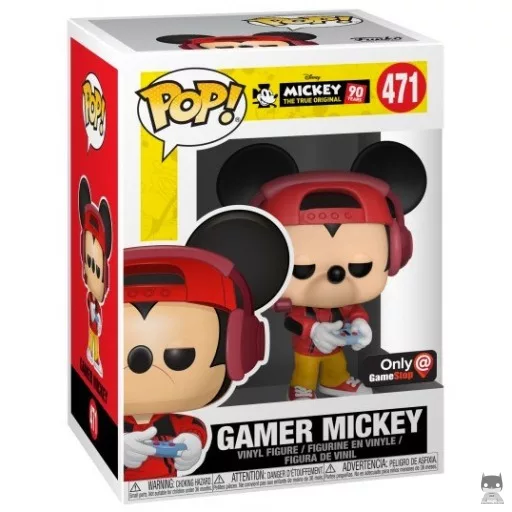 Figurine Funko POP Mickey Gamer (Mickey Mouse 90 Ans)