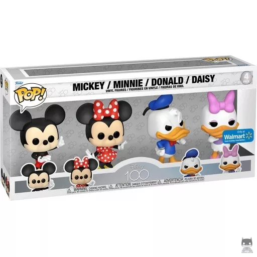 Figurine Funko POP Mickey Mouse, Minnie Mouse, Donald Duck & Daisy Duck (Pop! Vinyl)