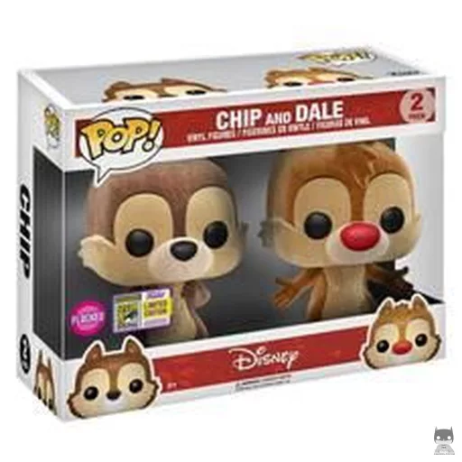 Figurine Funko POP Tic & Tac (Flocked) (Mickey Mouse & ses Amis)
