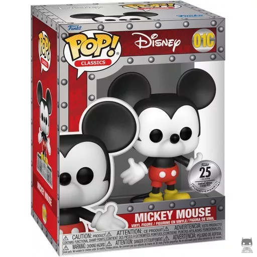 Figurine Funko POP Mickey Mouse (Célébration 25 Ans) (Pop! Vinyl)