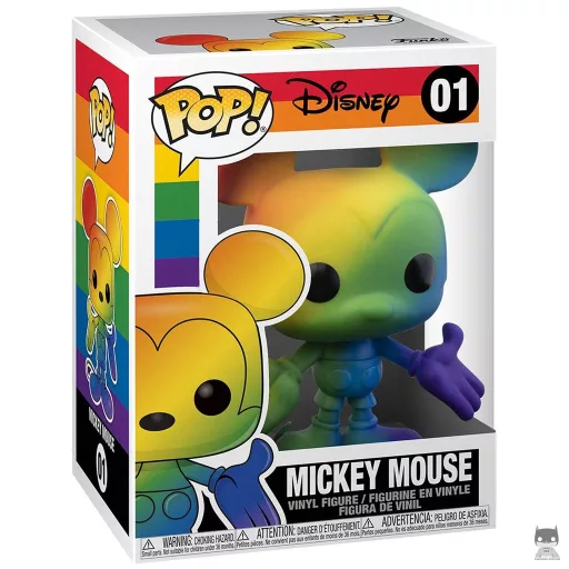 Figurine Funko POP Mickey Mouse (Rainbow) (Mickey Mouse & ses Amis)