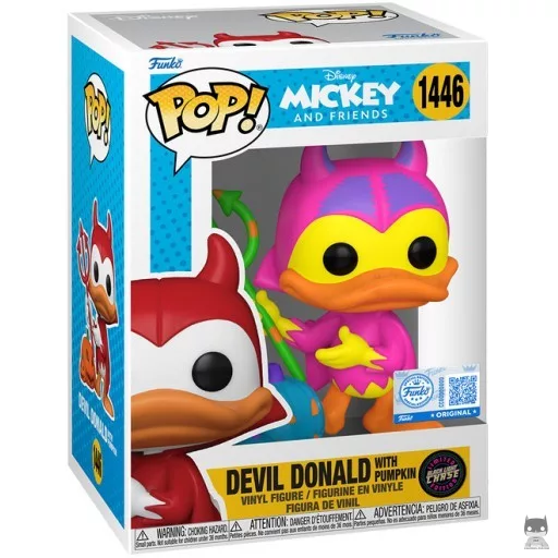 Figurine Funko POP Donald Démon avec Citrouille (Chase & Black Light) (Mickey Mouse & ses Amis)