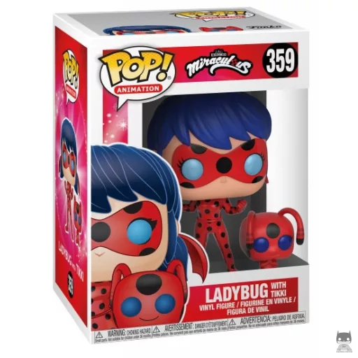 Figurine Funko POP Ladybug avec Tikki (Miraculous : Les Aventures de Ladybug et Chat Noir)