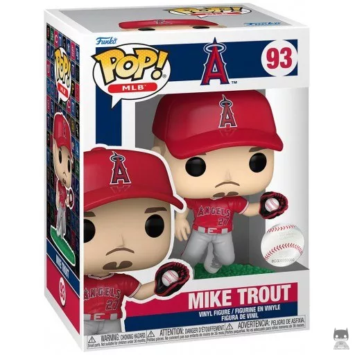 Figurine Funko POP Mike Trout (Recevant) (Pop! Vinyl)