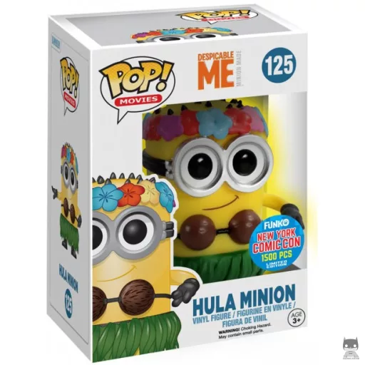 Figurine Funko POP Minion Hula (Glow in the Dark) (Moi, Moche et Méchant)