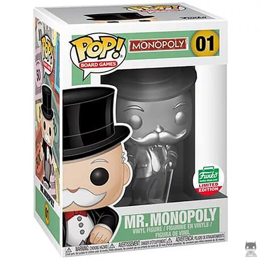 Figurine Funko POP Mr Monopoly (Argent) (Monopoly)
