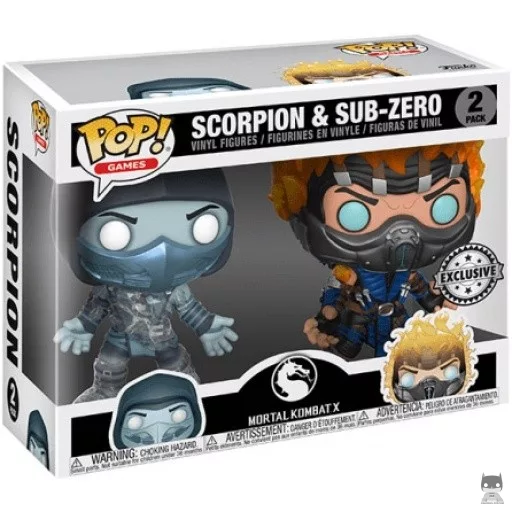 Figurine Funko POP Scorpion & Sub-zero (Mortal Kombat)