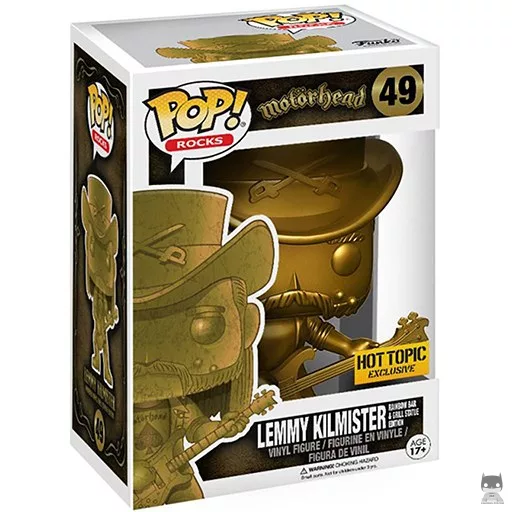 Figurine Funko POP Lemmy Kilmister (Or) (Motörhead)
