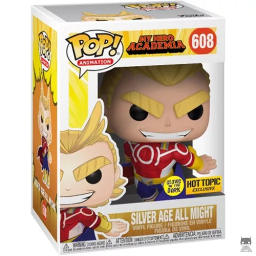 Figurine Funko POP Silver Age All Might (Glow in the Dark) (My Hero Academia)