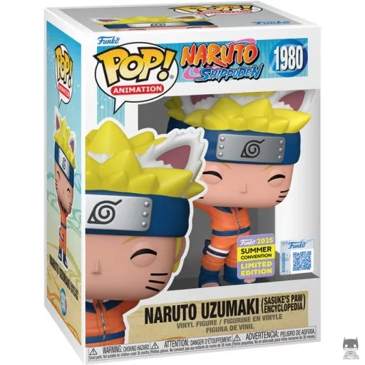 Figurine Funko POP Naruto Uzumaki (Encyclopédie des Pattes de Sasuke) (Naruto Shippuden)