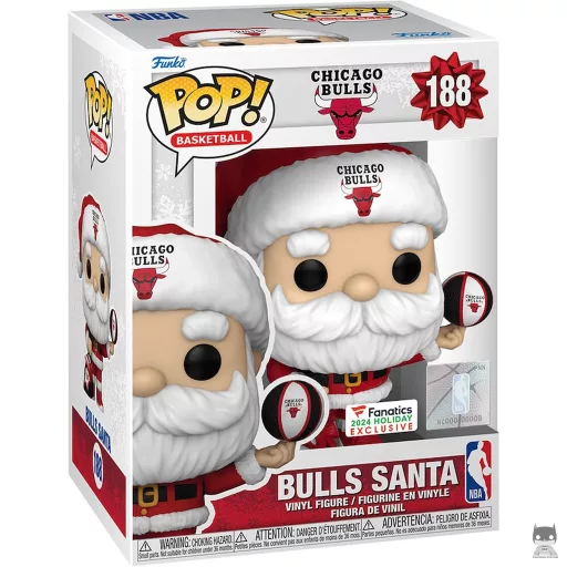 Figurine Funko POP Père Noël Chicago Bulls (Exclusive)