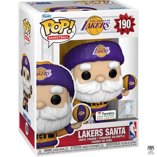 Figurine Funko POP Père Noël Los Angeles Lakers (Exclusive)