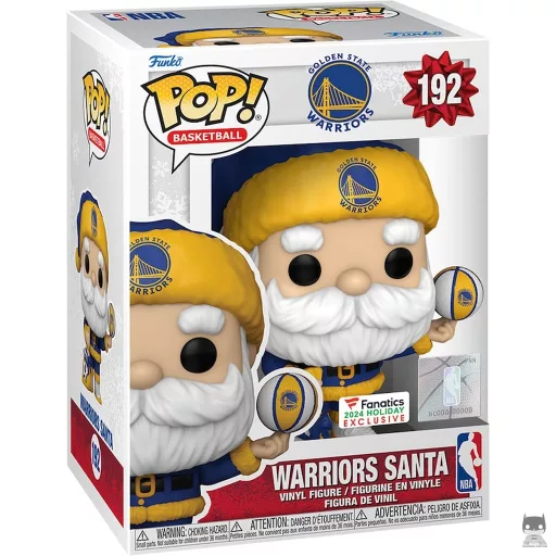 Figurine Funko POP Père Noël Golden State Warriors (Exclusive)